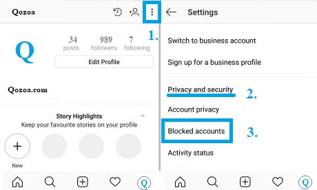 How To See all Blocked Contacts on Instagram