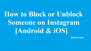 Block or Unblock Someone on Instagram