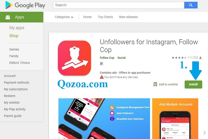 Unfollowers for Instagram – Follow Cop [Android]