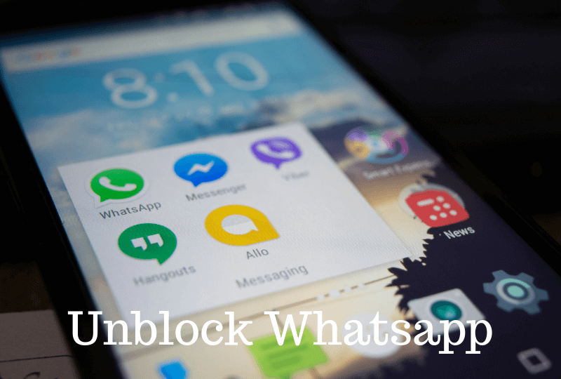 unblock yourself on whatsapp