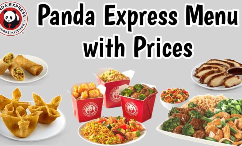 Panda Express Menu Prices