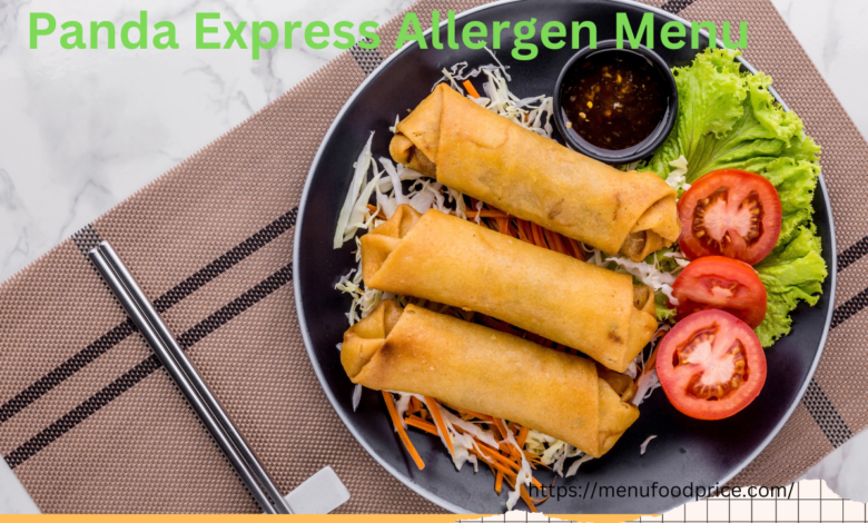 Panda Express Allergen Menu